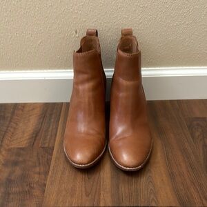 Classic Tan Leather Ankle Boots